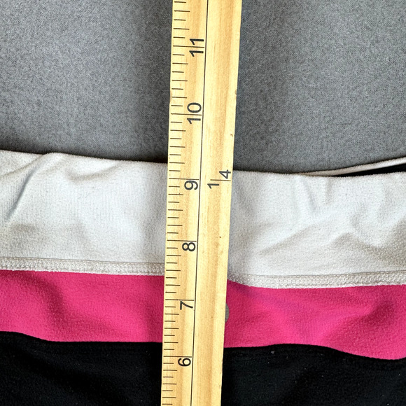 Lululemon Gather & Crow Crop Woman's Black Stretch Yoga Leggings NO SIZE DOT - Picture 4 of 8